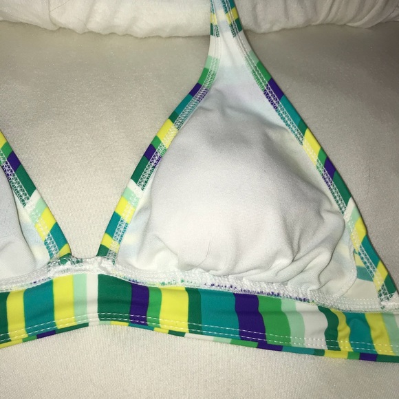 Old Navy striped Bikini Top - Picture 3 of 3